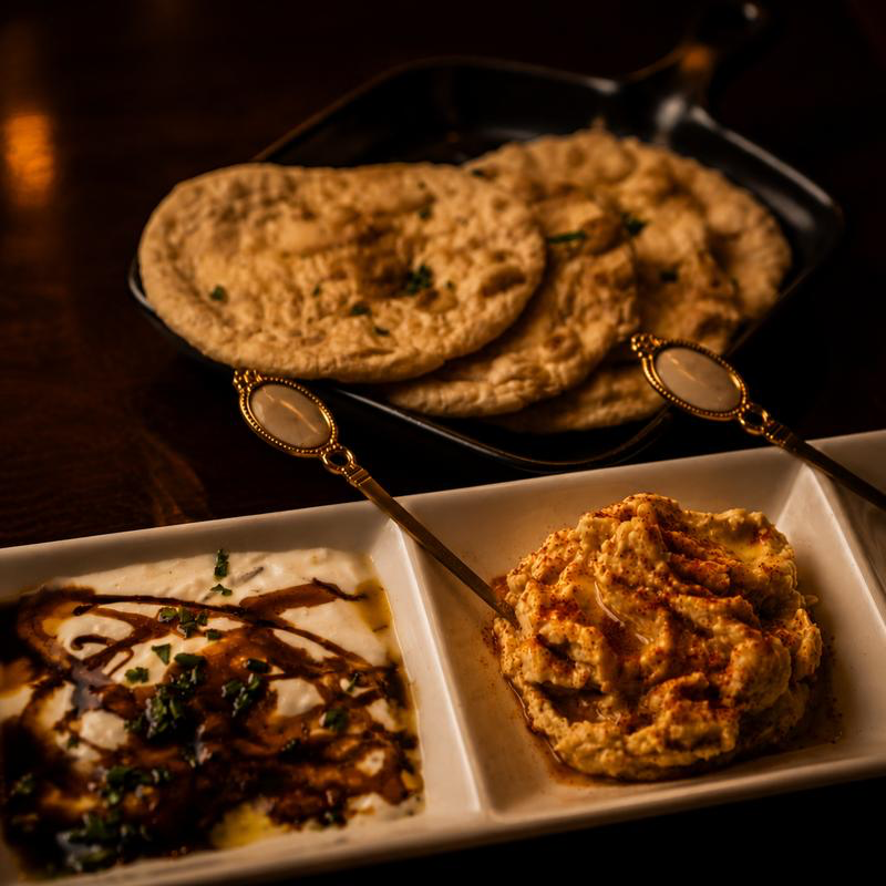 Mediterranean Tapas including Levant Trio and Marinated Beets